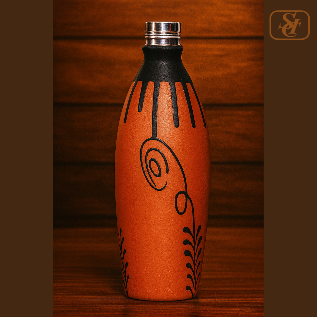 BOTTLE GLAZED STEEL CAP