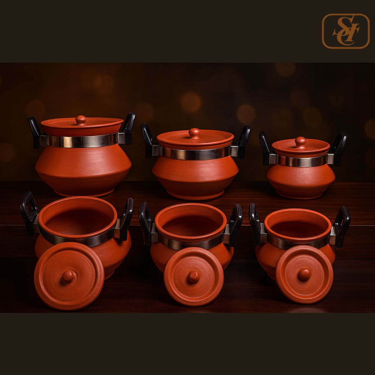 Round Handi Set With Handle