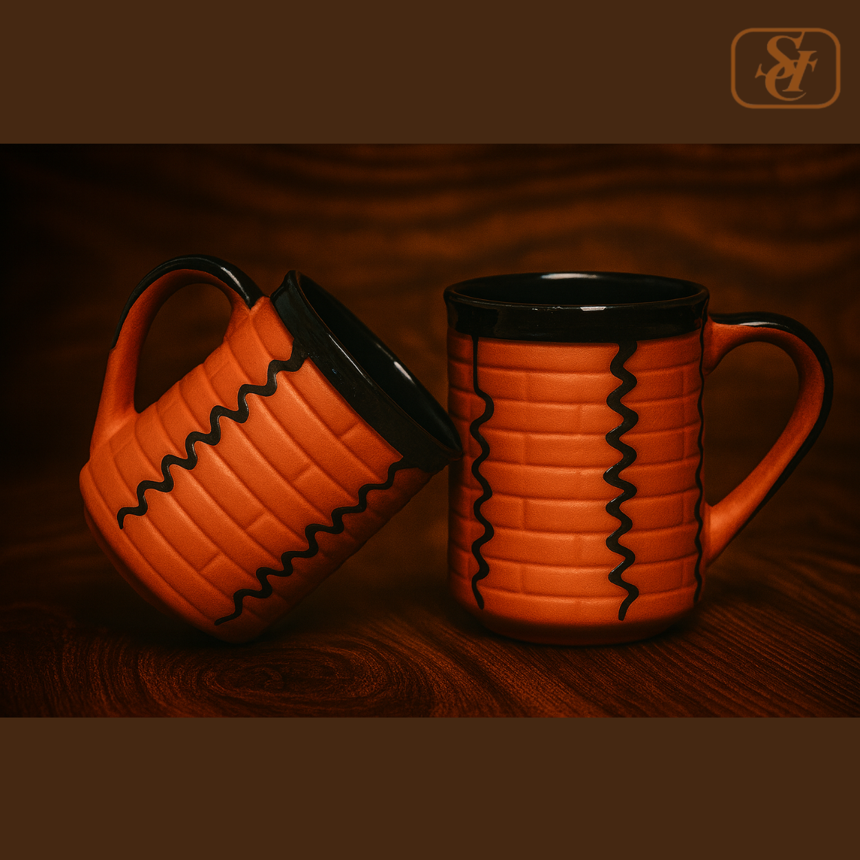 BRICKS MILK MUG GLAZED