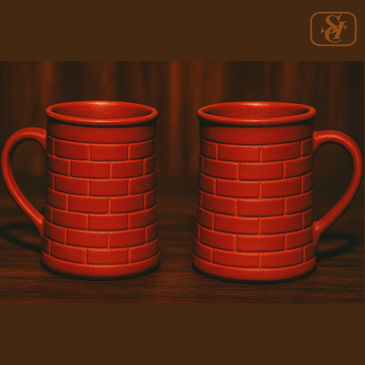 BRICKS OVAL MILK MUG