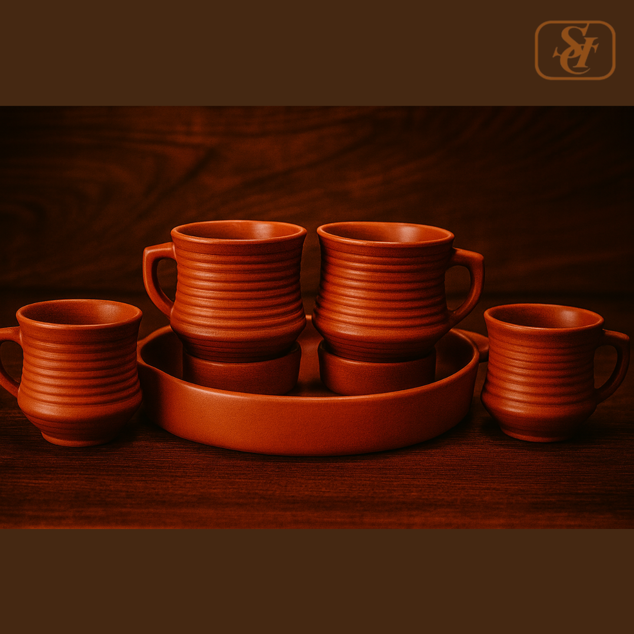 LINE CUP TRAY SET