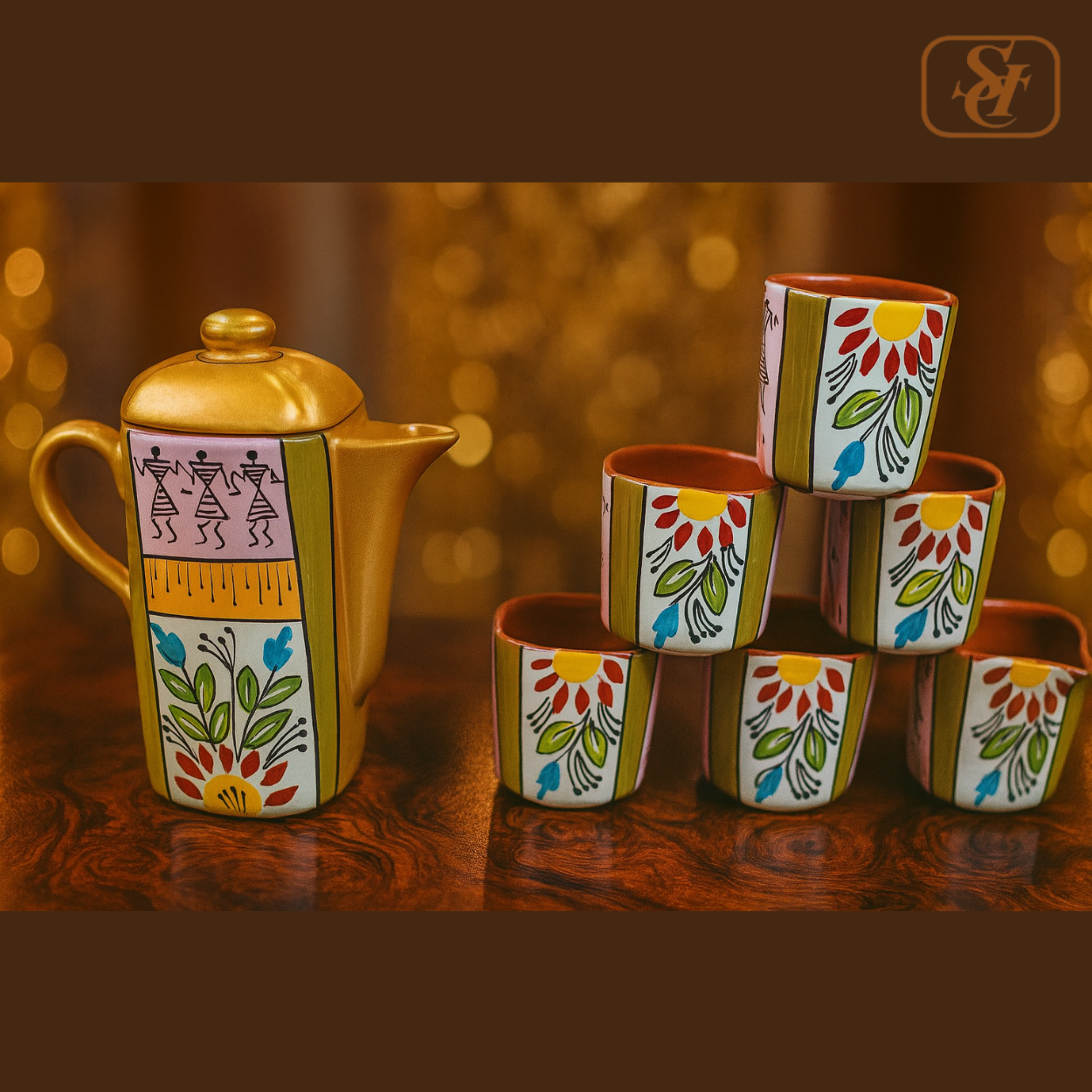 RUCHI COFFEE SET PAINTING