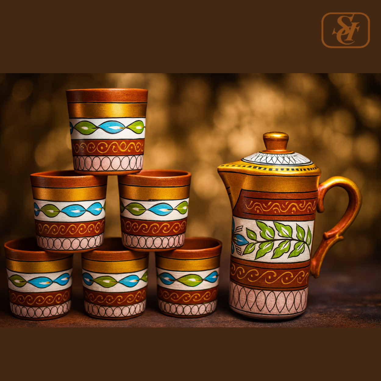 PIPE JUG SET PAINTING