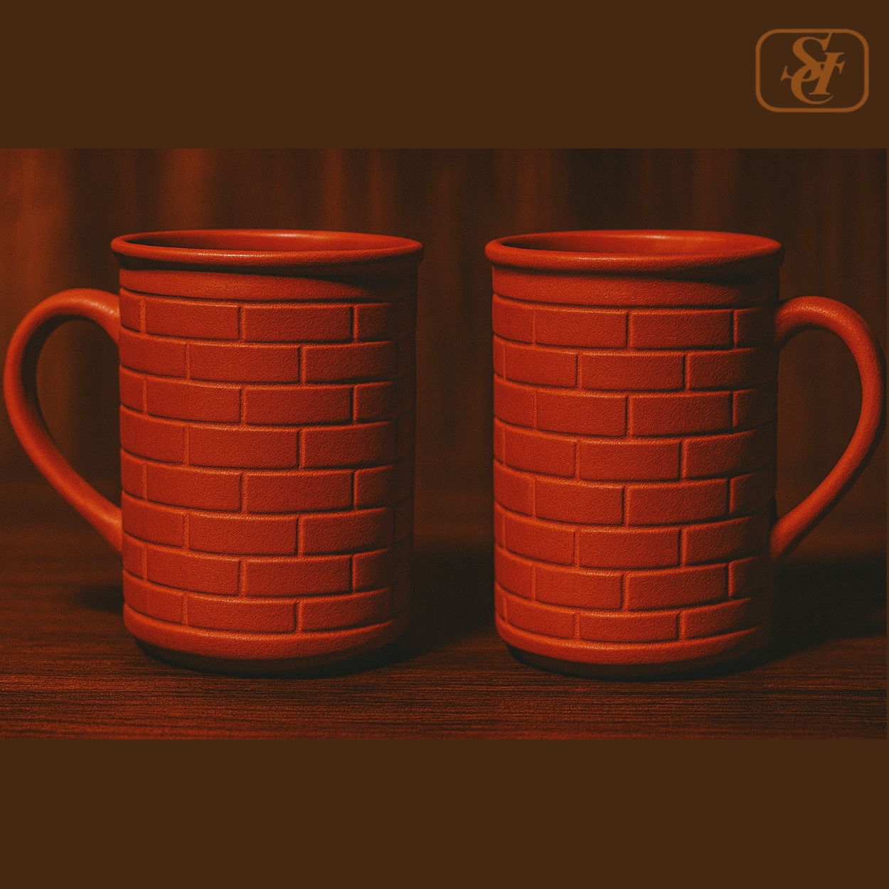 BRICKS ROUND MILK MUG
