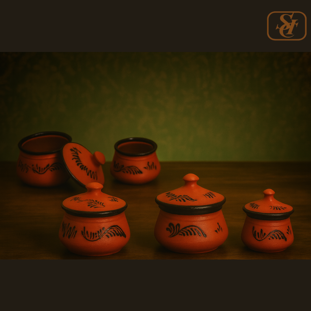 SUPER DEGCHI SET GLAZED