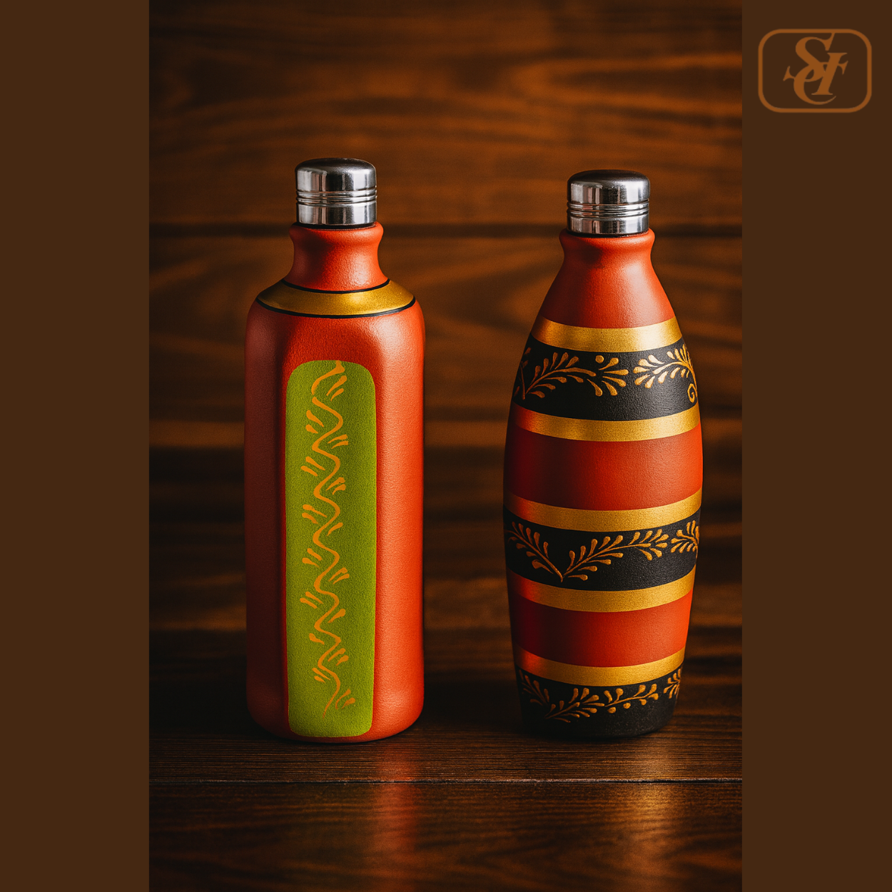 STEEL CAP WITH GOLDEN PAINTING