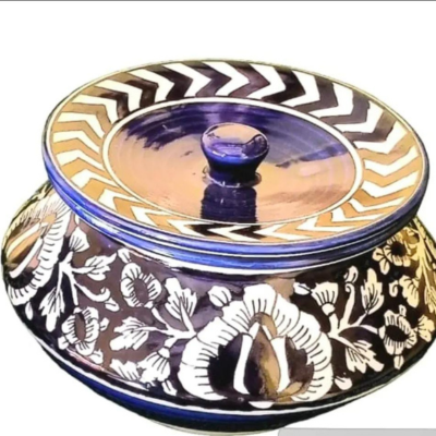 Dark Blue Shaded Design Handi