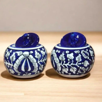 Blue Old Classic Design Jar