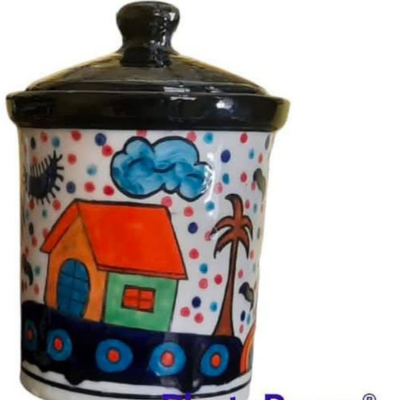 Kids Drawing Designed Pottery